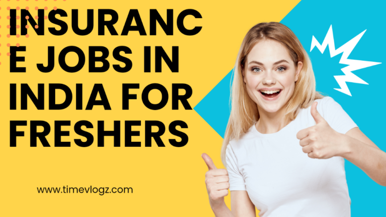 Insurance jobs in india for freshers