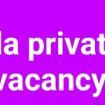 Kerala private job vacancy