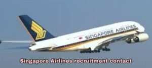 Singapore Airlines recruitment contact